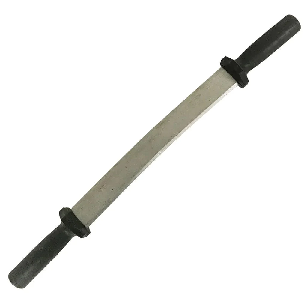 12" (2 Handle) 1.5" x 12" Single Edge - Pro Fleshing Knife
