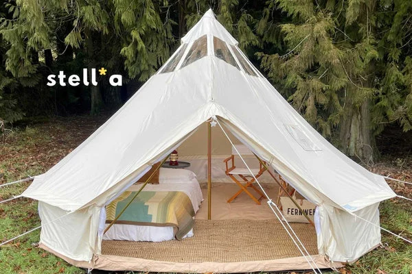 13' (4M) Stella™ Stargazing Canvas Tent3d tour 3D Tour