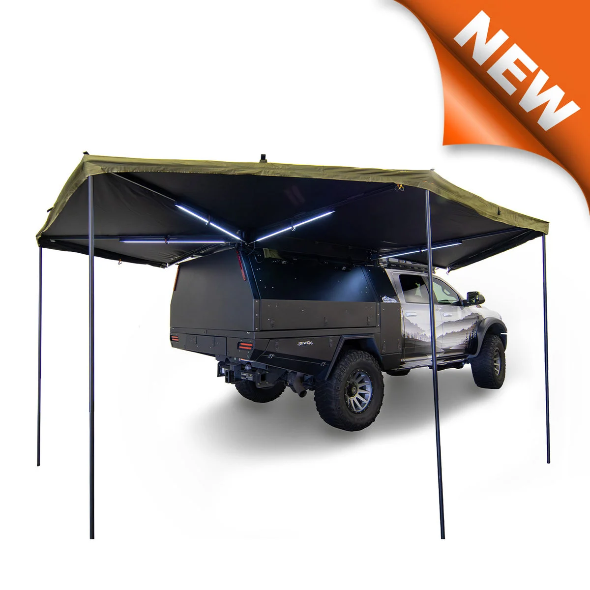 23Zero Peregrine Pro 6 Arm Freestanding 270 Degree Awning