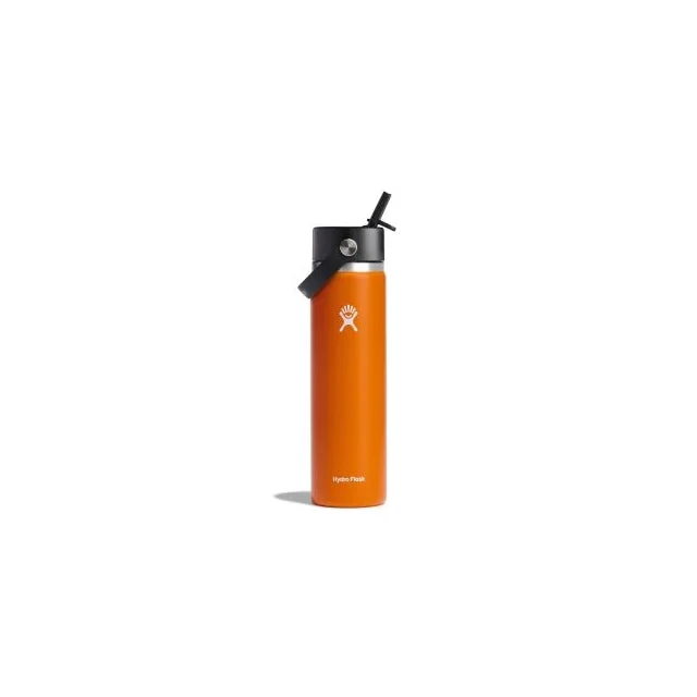 24 Oz Wide Mouth With Flex Straw Cap