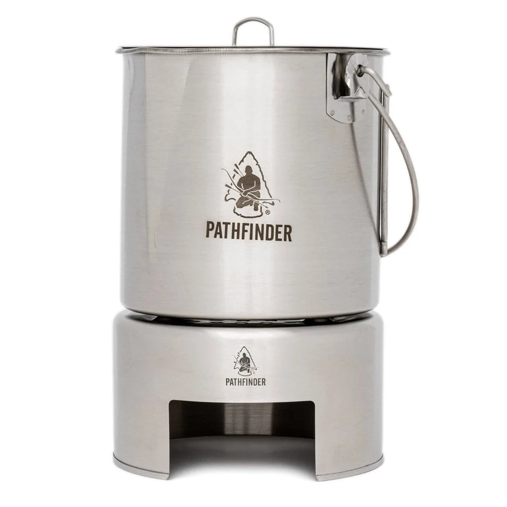 64oz. Bush Pot & Stove Stand COMBO