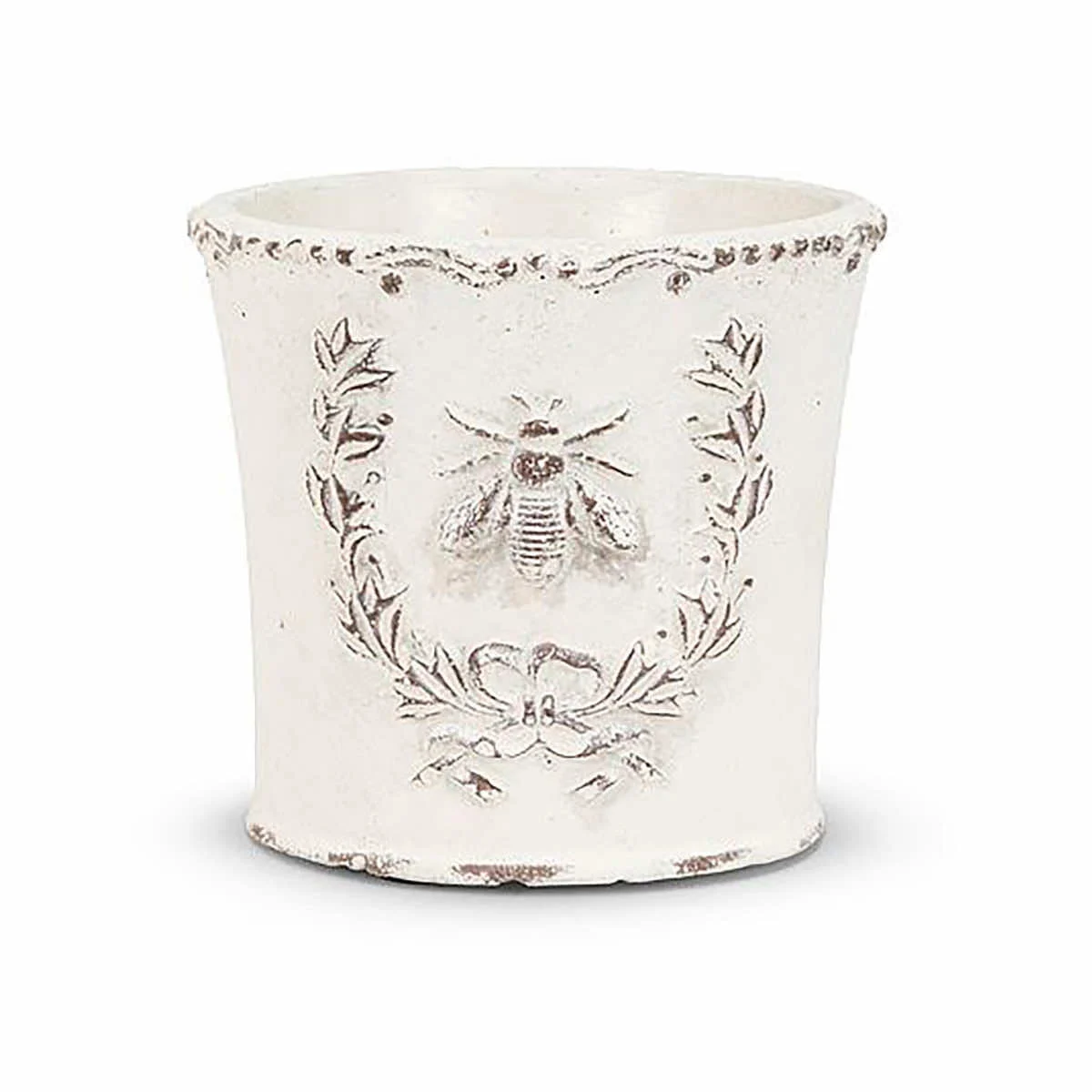 Abbott Embossed Bee Crest Planter - Small