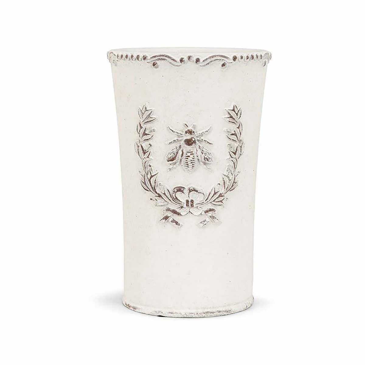 Abbott Embossed Bee Crest Planter - Tall
