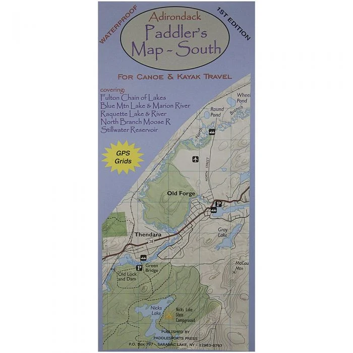 Adirondack Paddlers Map South