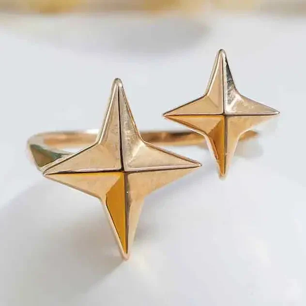Adjustable North Star Ring
