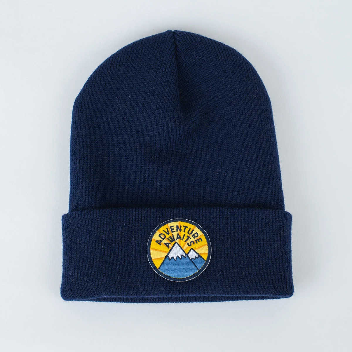Adventure Awaits Navy - Youth & Adult Beanie – 3 Rivers Outdoor Co