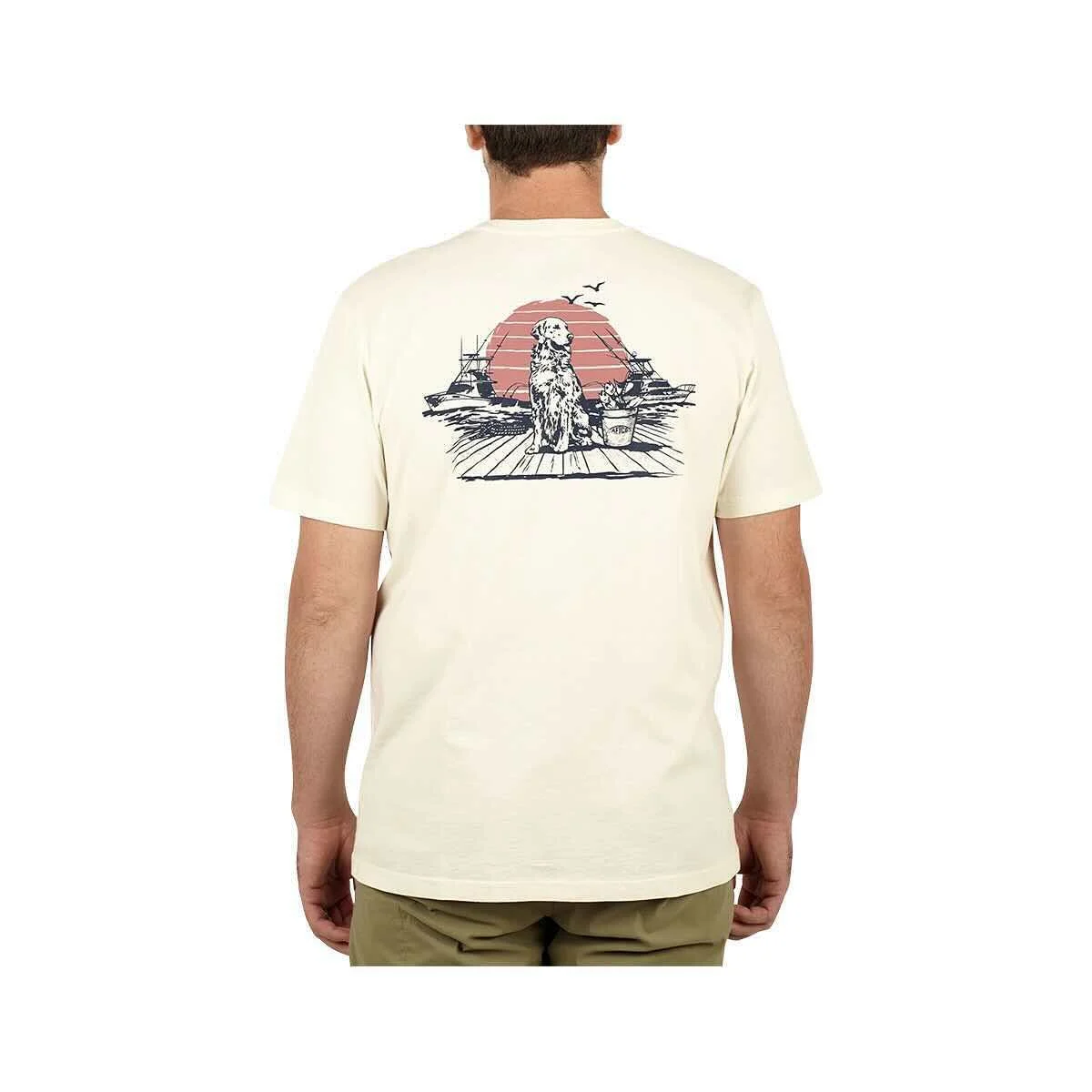 AFTCO Men's Short Sleeve Bucket T-Shirt