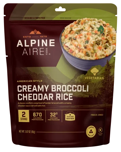 AlpineAire Creamy Broccoli Cheddar Rice