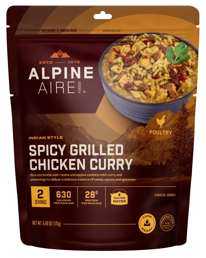 AlpineAire Spicy Grilled Chicken Curry