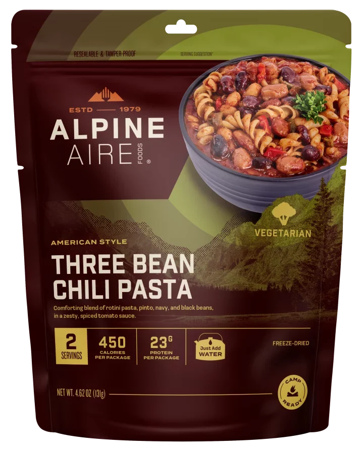 AlpineAire Three Bean Chili Pasta