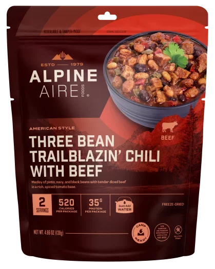 AlpineAire Three Bean Trailblazin' Chili with Beef