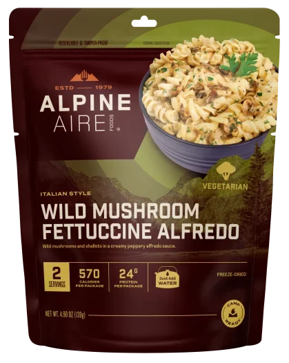 AlpineAire Wild Mushroom Fettuccine Alfredo