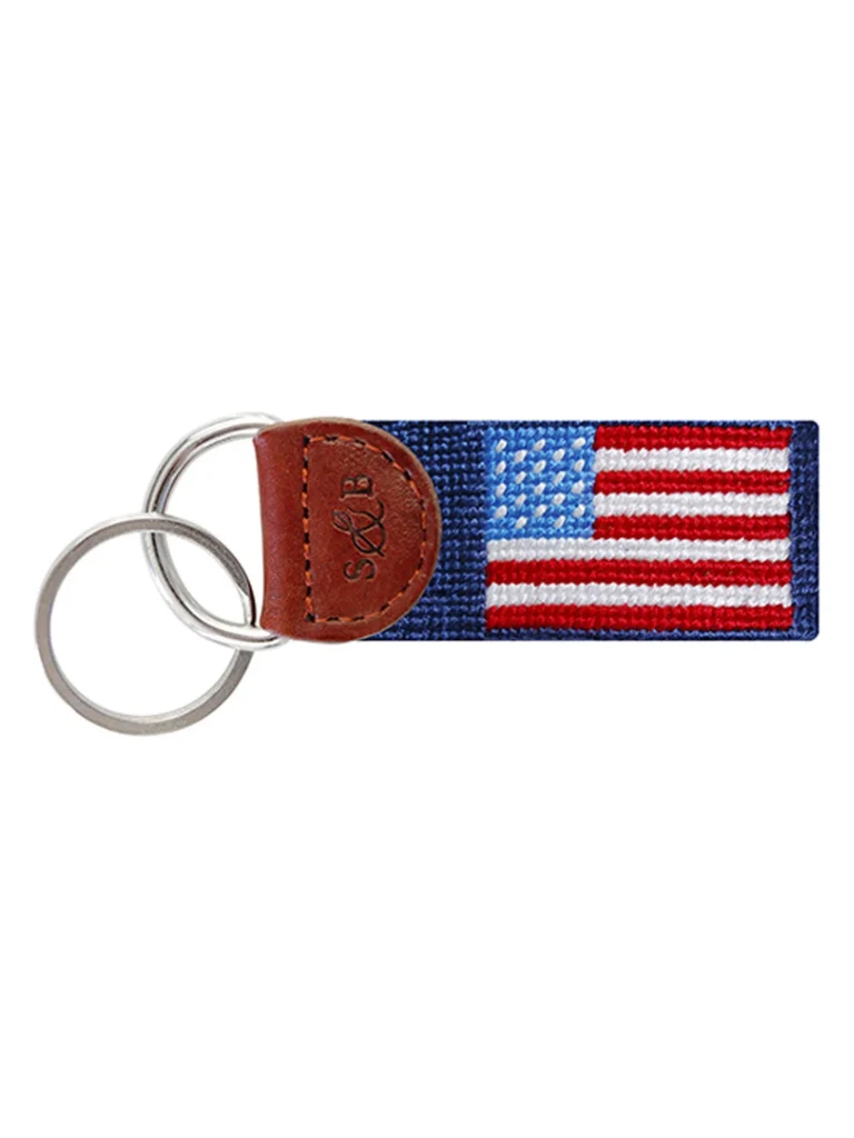 American Flag Key Fob