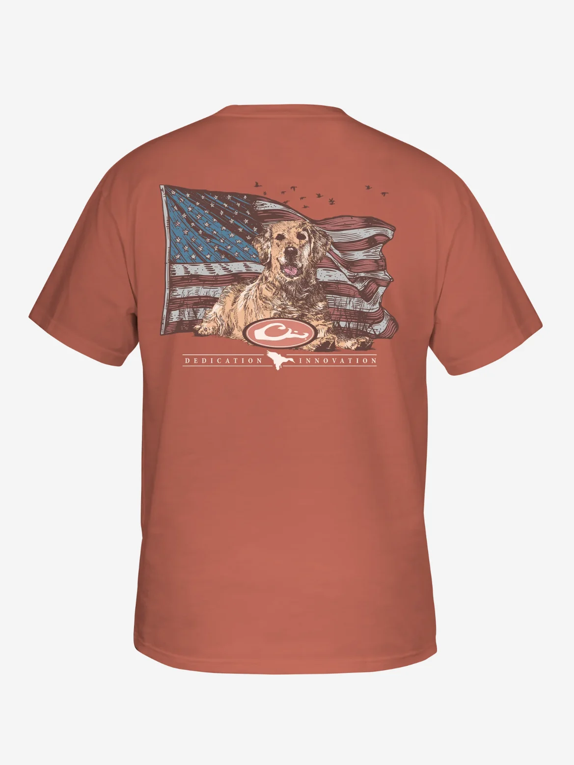 Americana Yellow Lab Short Sleeve Tee