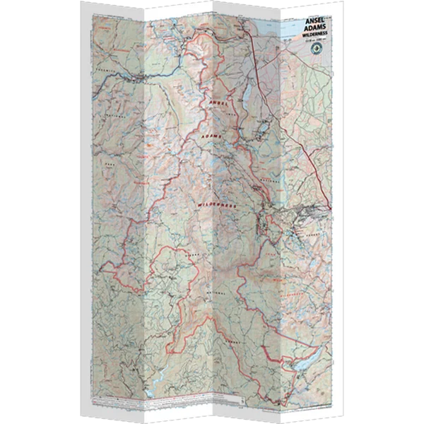 Ansel Adams Wilderness Map