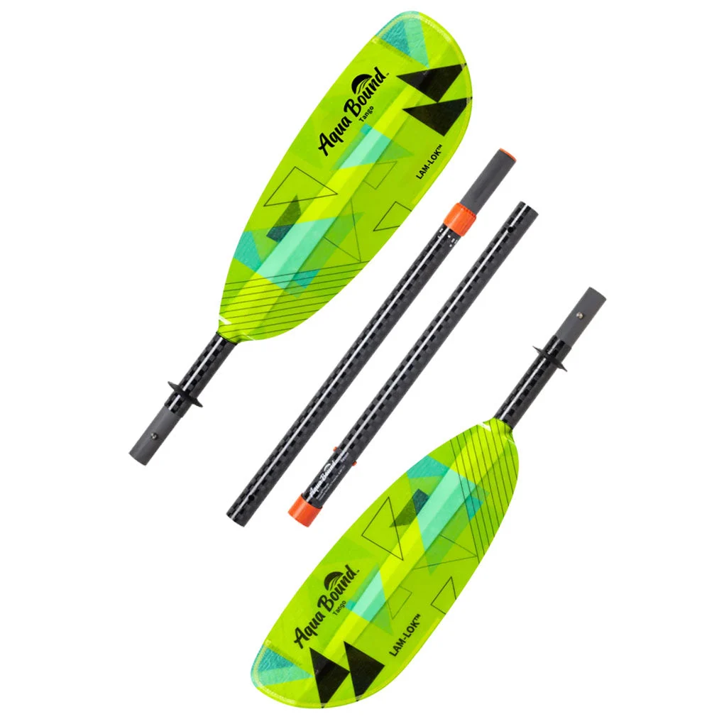 Aqua Bound Tango Fiberglass Straight Shaft Posi-Lok 4-Piece Kayak Paddle
