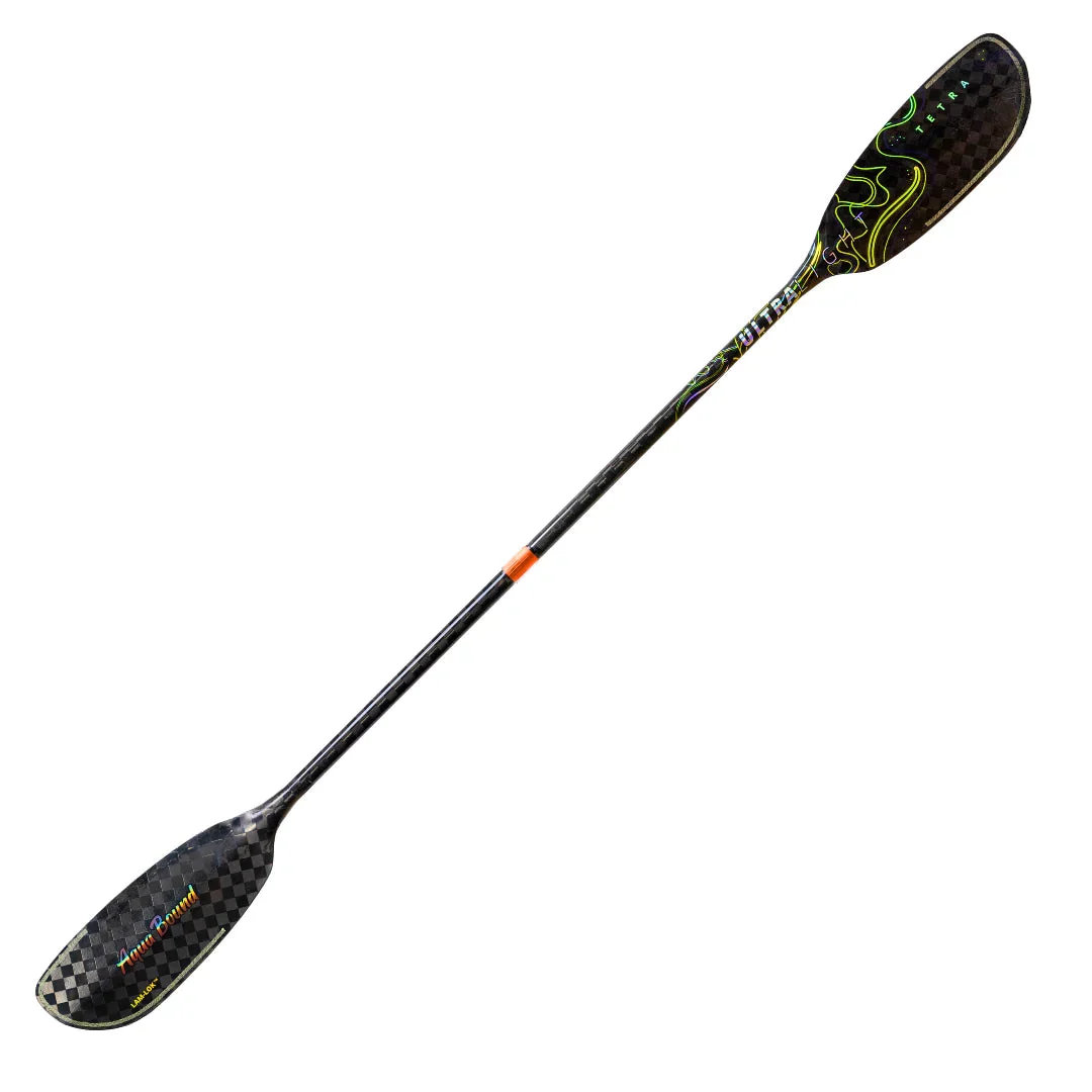 Aqua Bound Ultralight Tetra 2-Piece Posi-Lok Straight Shaft Kayak Paddle