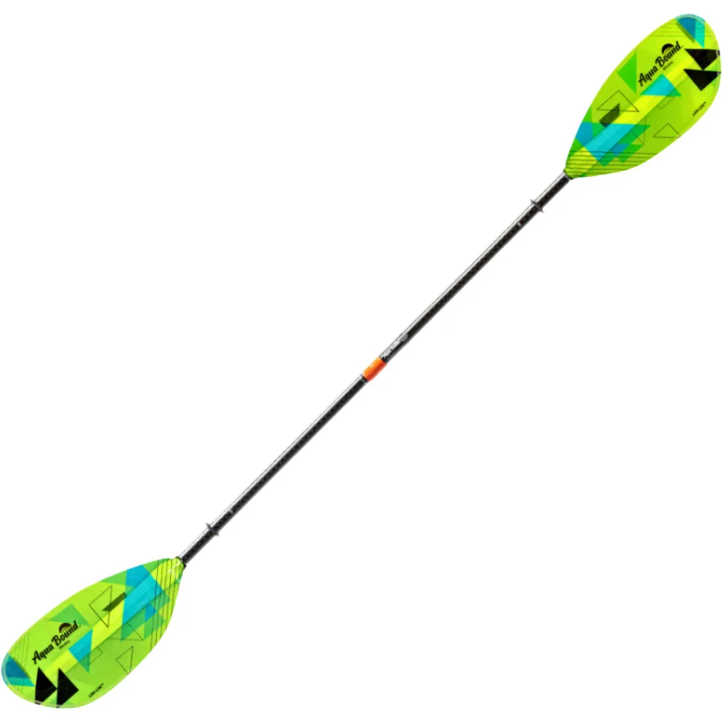 Aqua Bound Whiskey Fiberglass Straight Shaft Posi-Lok 4-Piece Kayak Paddle