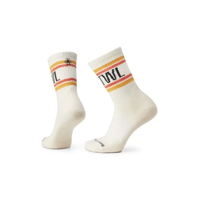 Athletic Smrtwl Retro Stripe Targeted Cushion Crew Socks