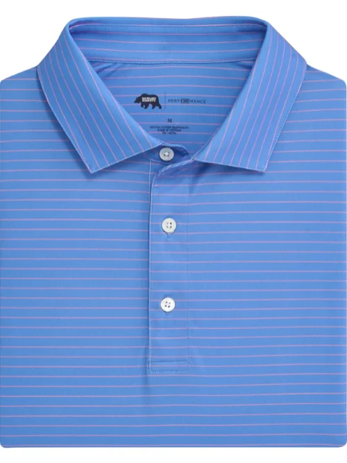Atlantic Stripe Performance Polo