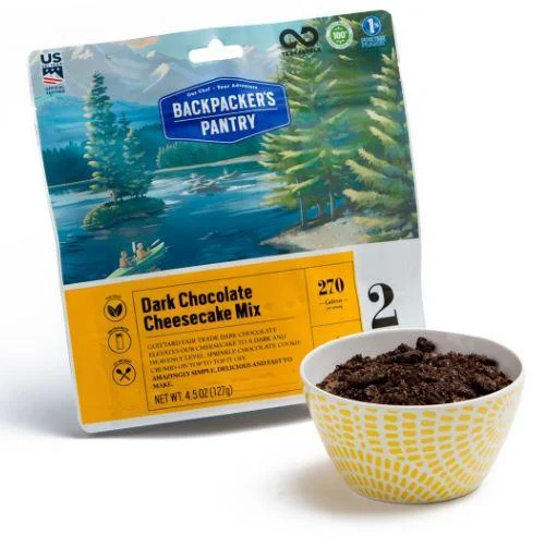 Backpacker's Pantry Dark Chocolate Cheesecake | Miyar Adventures