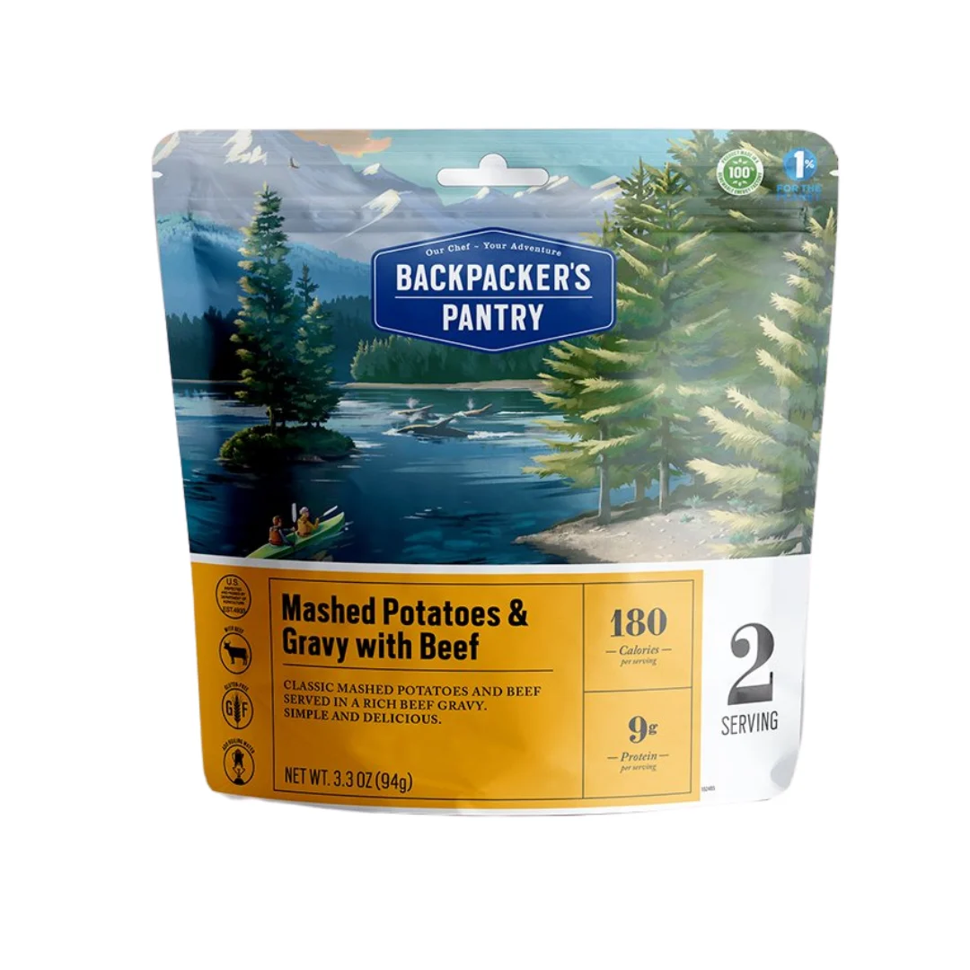 Backpacker's Pantry -Mashed Potatoes with Gravy and Beef
