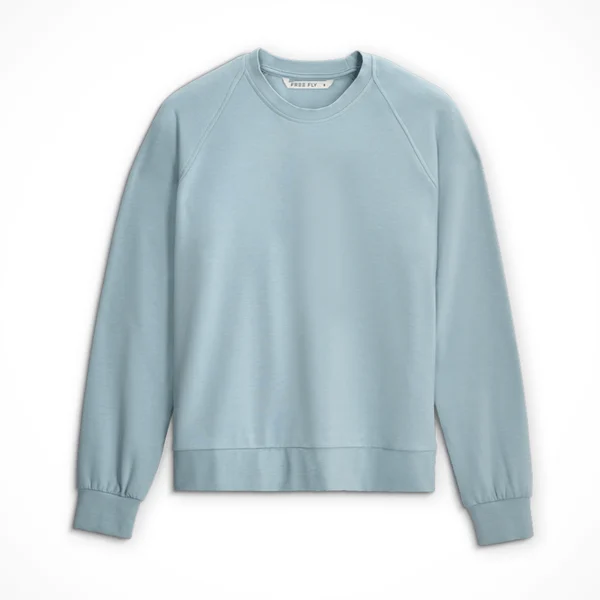 Bamboo Lightweight Fleece Crew — Women's