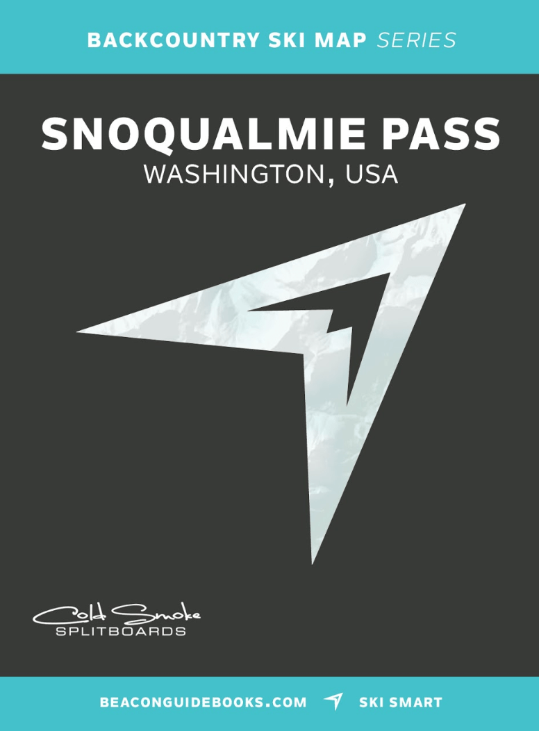 Beacon Guidebooks Snoqualmie Pass BC Ski Map | Miyar Adventures