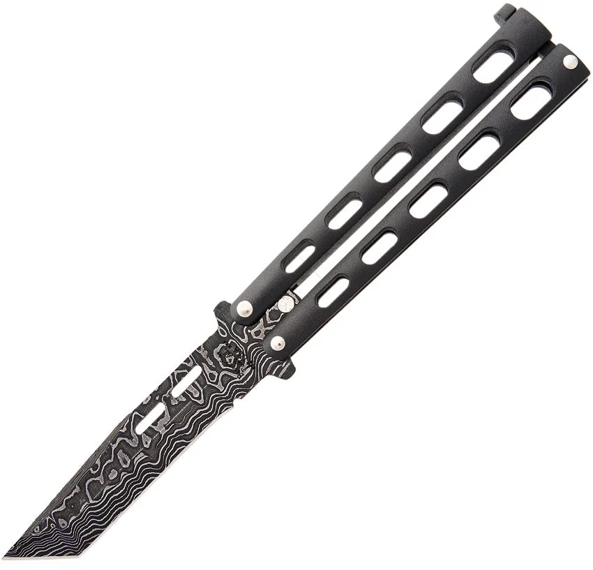 Bear & Son Butterfly Damascus Silver Vein