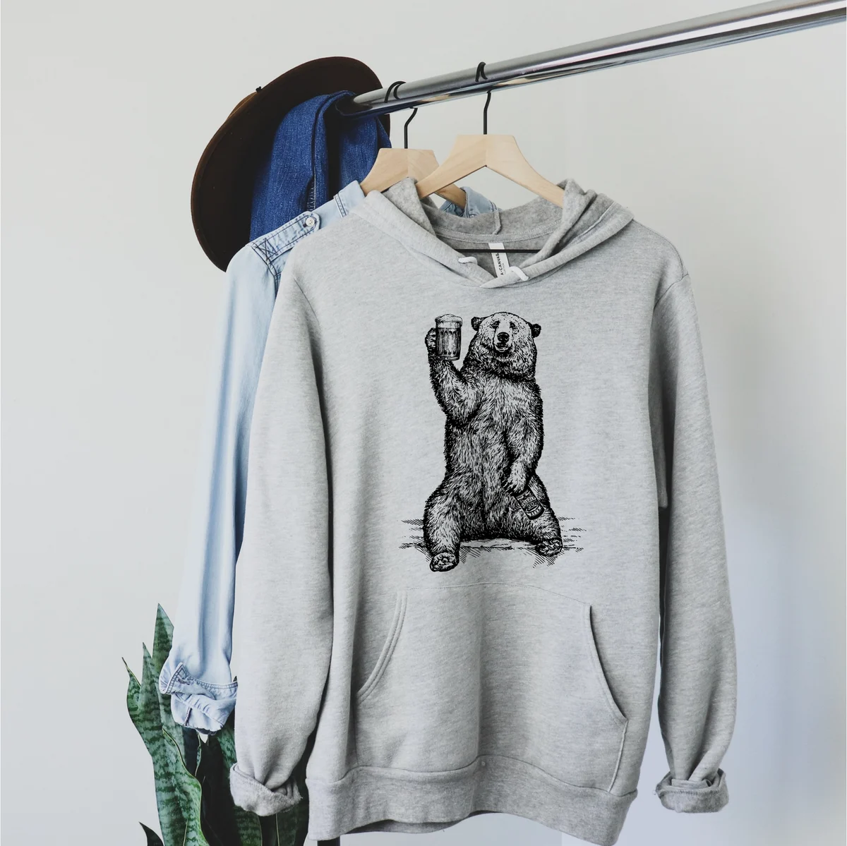 Beer Loving Bear Hoodie – 3 Rivers Outdoor Co