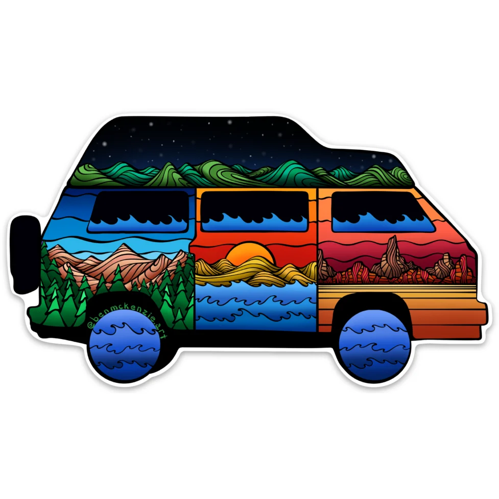 Ben McKenzie Sticker | Miyar Adventures