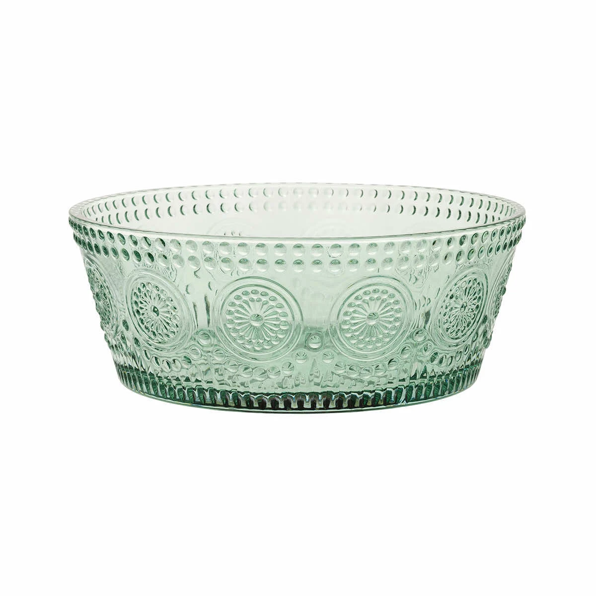 Boston International Codi Recycled Glass Large Bowl - Green