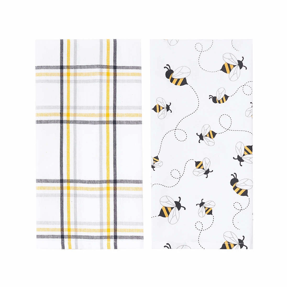 C&F Home Honey Bee Plaid Towel Set