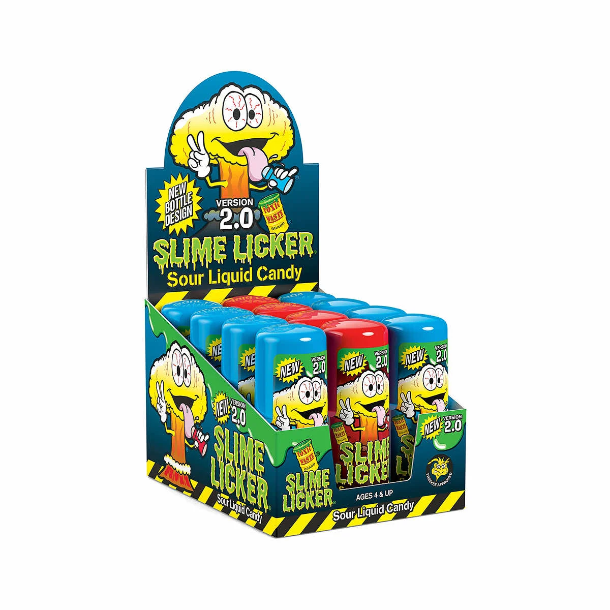 Candy Dynamics Toxic Waste Slime Lickers 2.0 Candy - 12 Pack