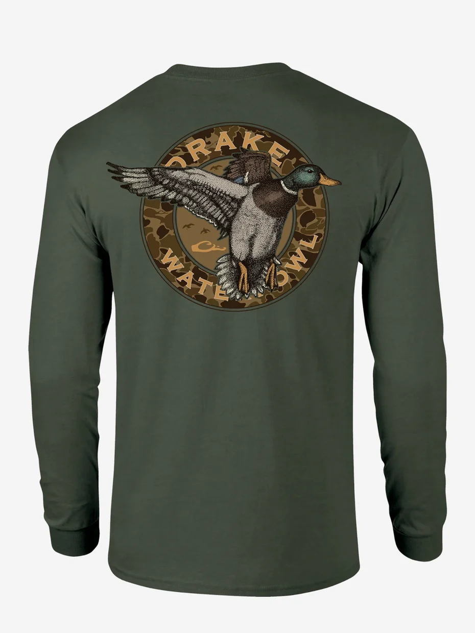 Circle Mallard Long Sleeve T-Shirt