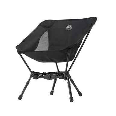 Compact Camping Chair with Collapsible Aluminum Frame and Storage Carry Bag
