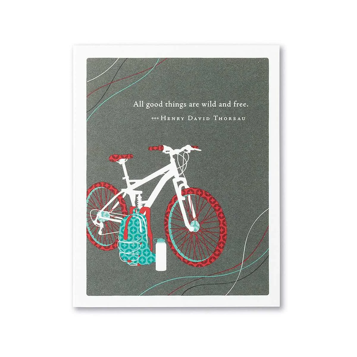 Compendium All Good Things Are Wild & Free Birthday Card