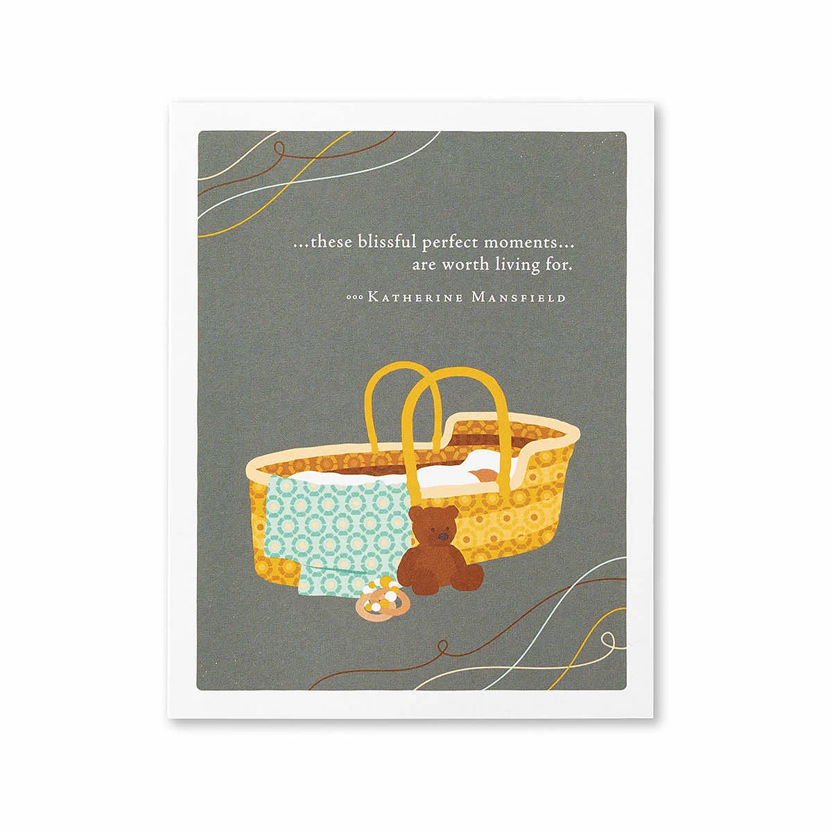 Compendium Blissful Perfect Moments Baby Card