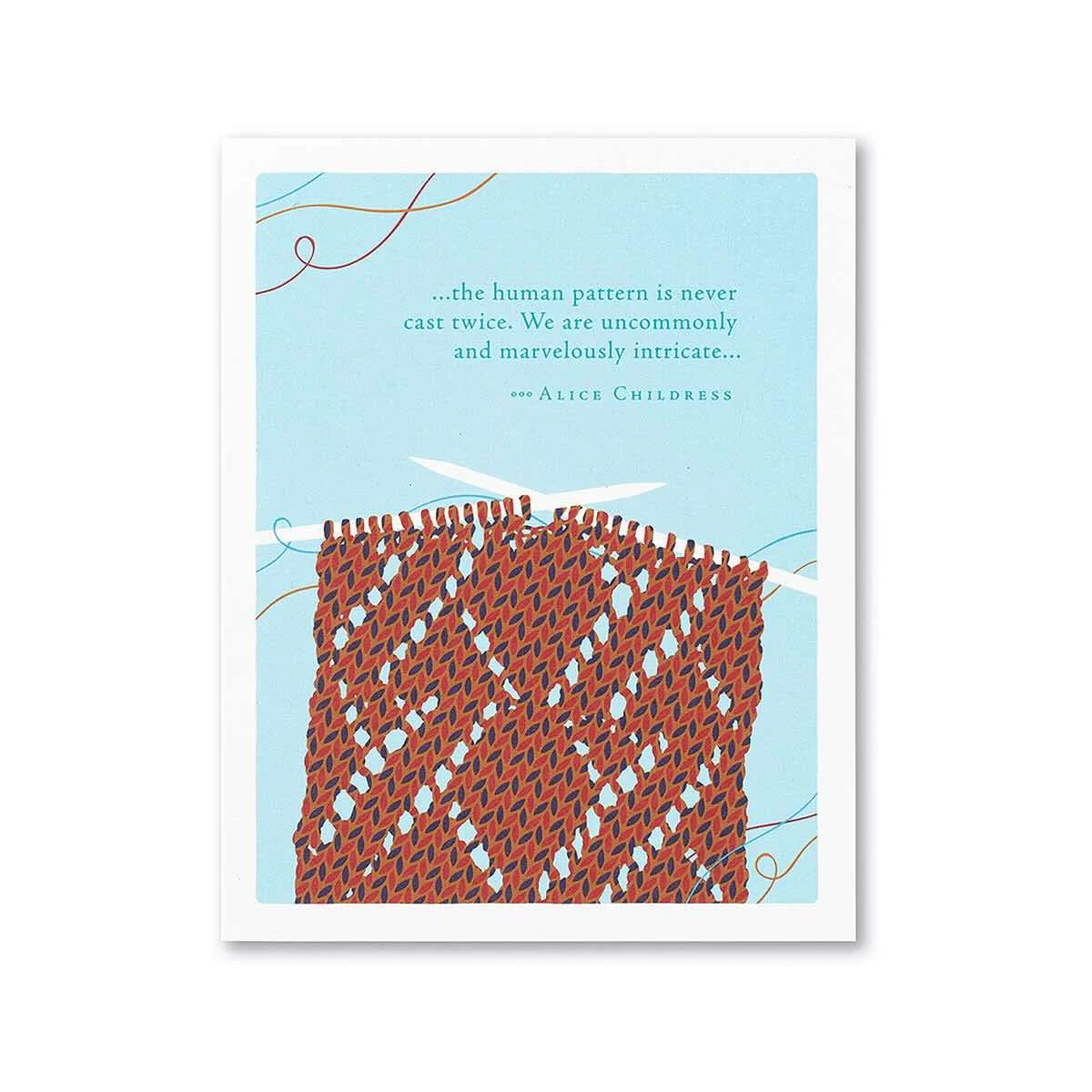 Compendium Human Patterns Birthday Card