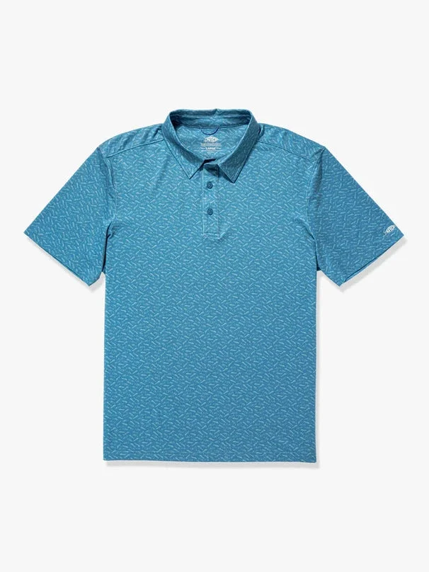 Cypress Printed Performance Polo Shirt