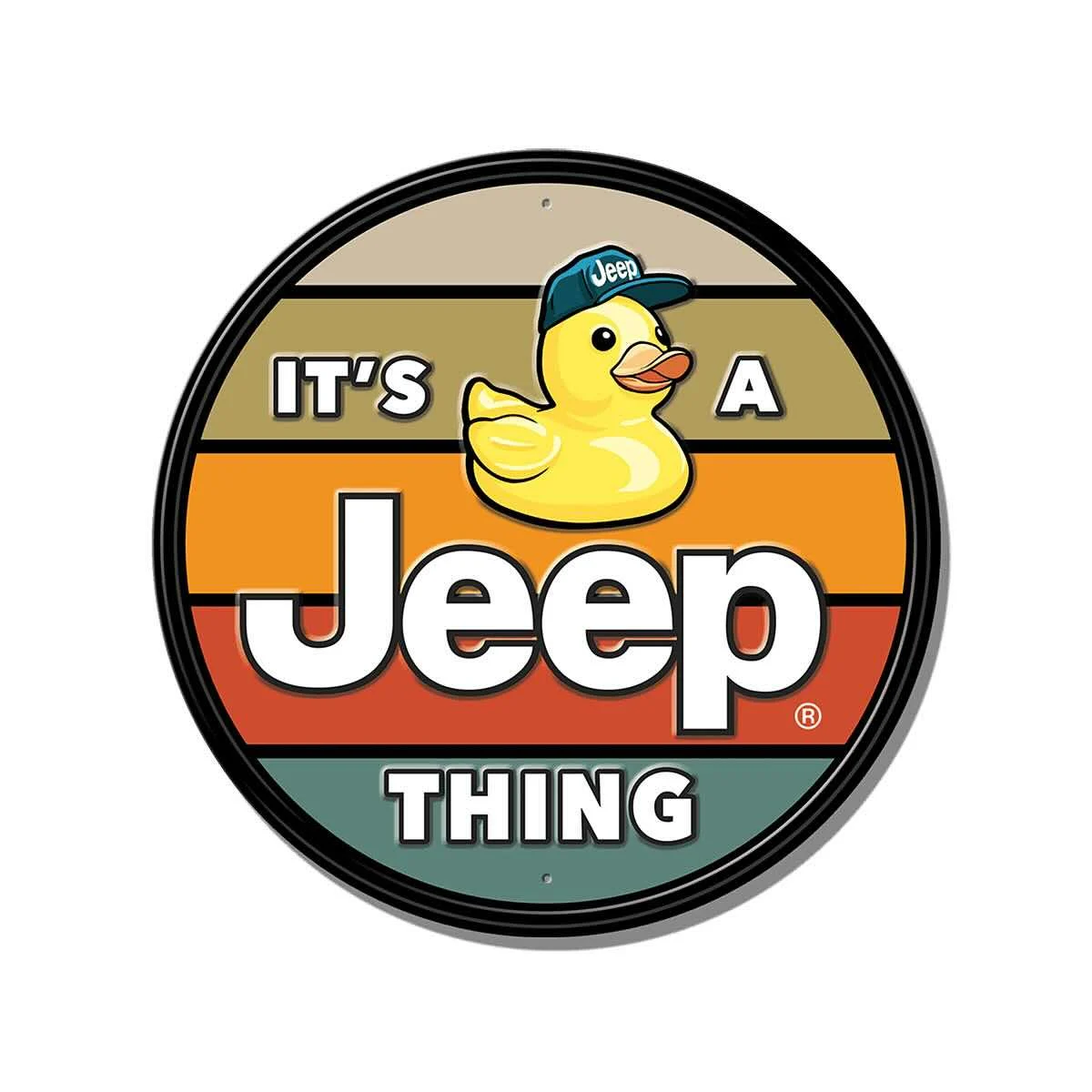 Desperate Enterprises It's A Jeep Thing Round Sign