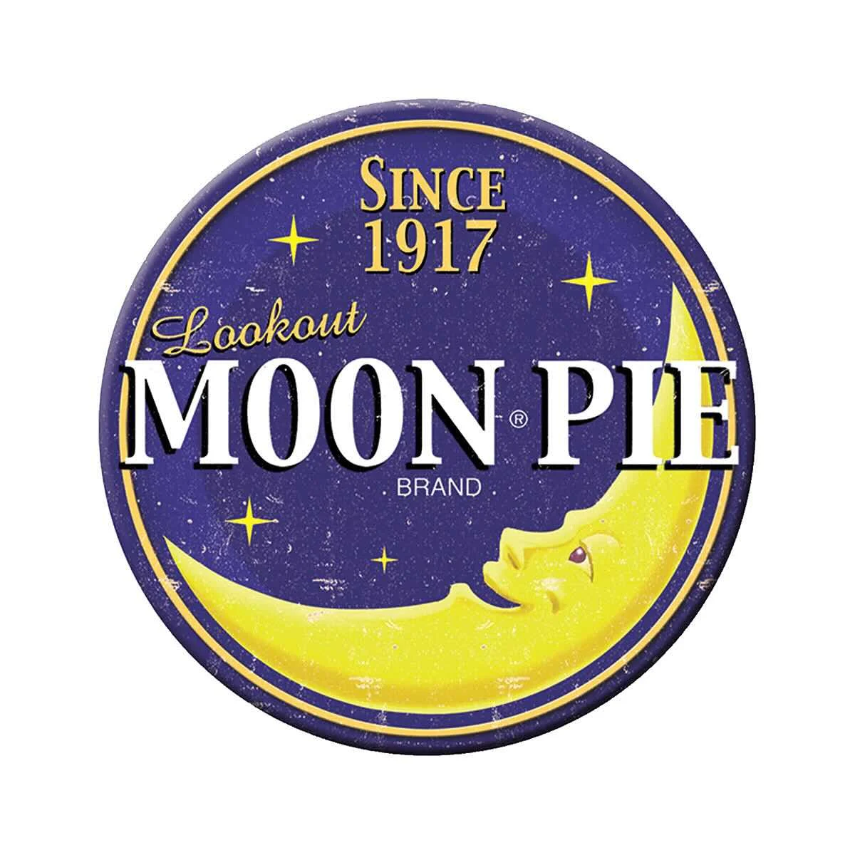 Desperate Enterprises MoonPie Round Logo Magnet