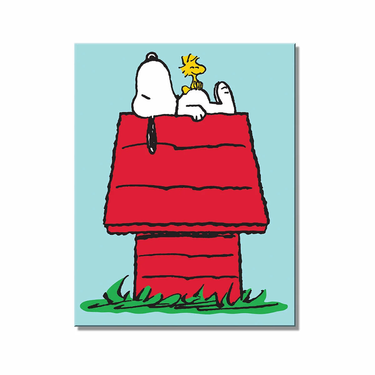 Desperate Enterprises Snoopy & Woodstock Tin Sign