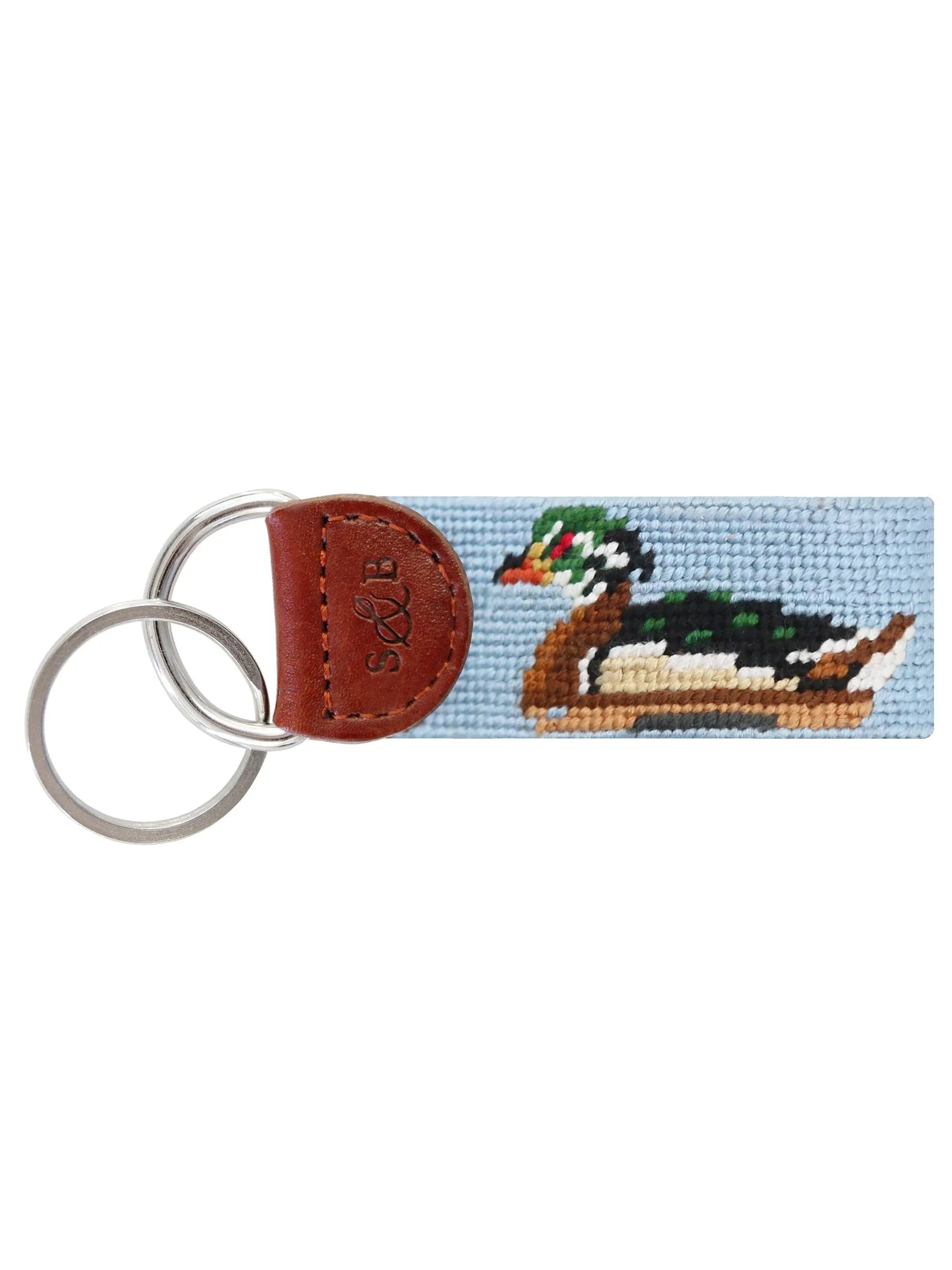 Duck Decoys Key Fob (Antique Blue)