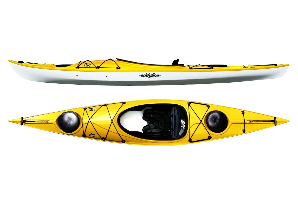 Eddyline Sandpiper Recreational Kayak, Red – 3 Rivers Outdoor Co