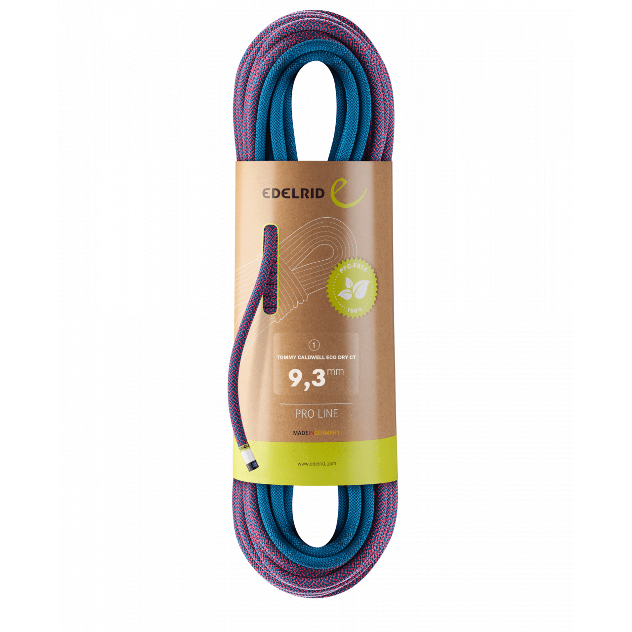 Edelrid Tommy Caldwell Eco Dry Colortec 9.3Mm | Miyar Adventures