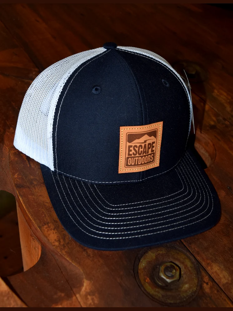 Escape Leather Patch Trucker Hat