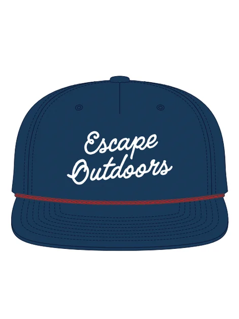 Escape Outdoors Cursive Rope Hat