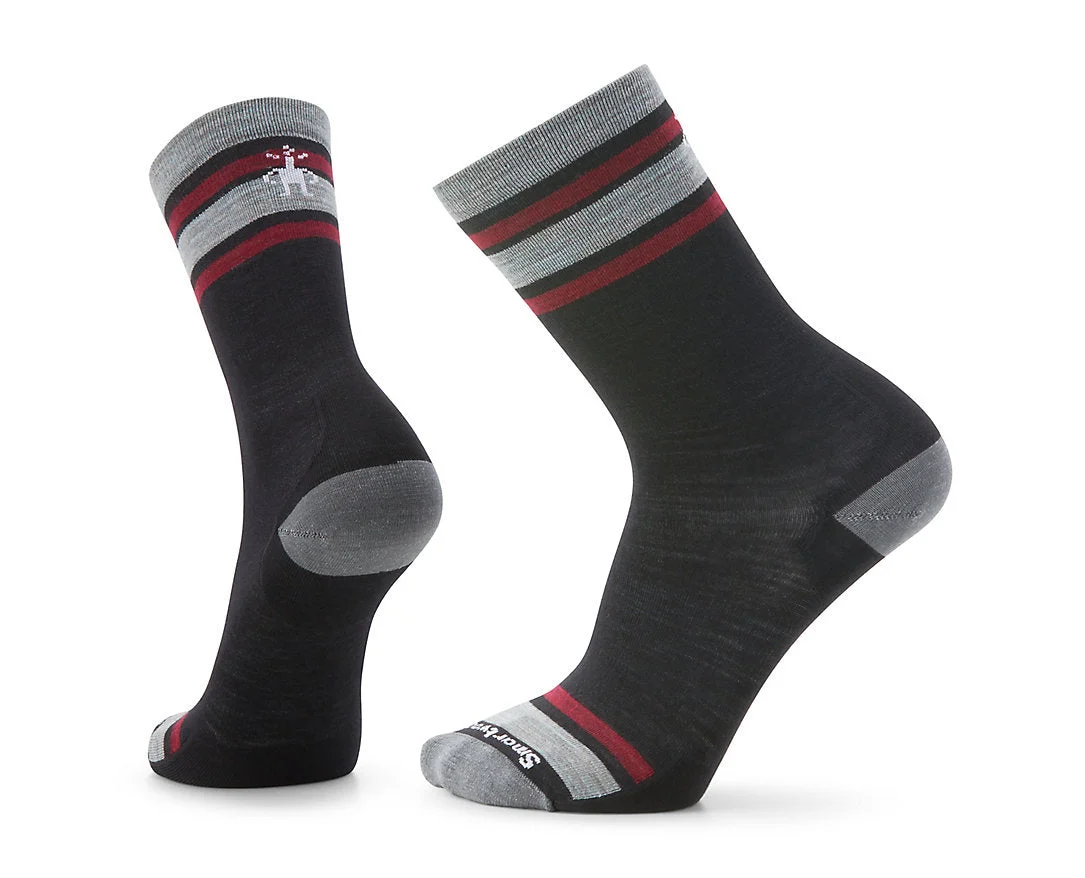 Everyday Top Split Stripe Crew Socks