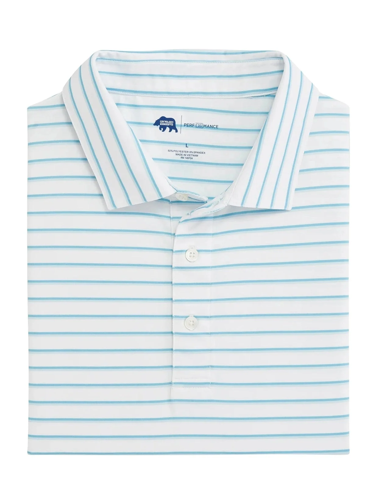 Fairway Stripe Performance Polo